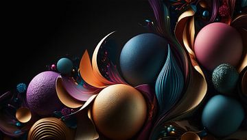 Artistieke kleuren in metaal en design van Mustafa Kurnaz