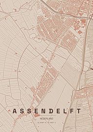 Stadtplan von Assendelft von Stef van Campen