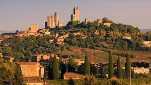 San Gimignano, Toscane, Italië van Henk Meijer Photography