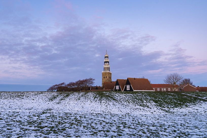 Hindeloopen im Winter von Margreet Riedstra