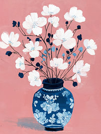 Bloemen in een vaas van IamHomeStudio