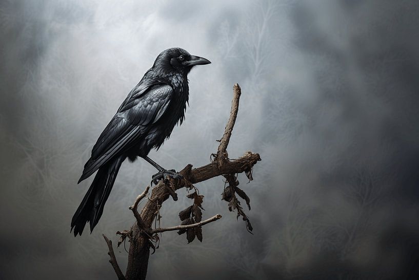 The black beauty - the crow by Karina Brouwer