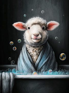 Schafe in der Badewanne