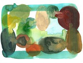 Messy Teal van Margreet ter Brugge