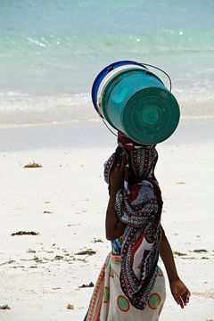 Zanzibar strand van Marieke Funke