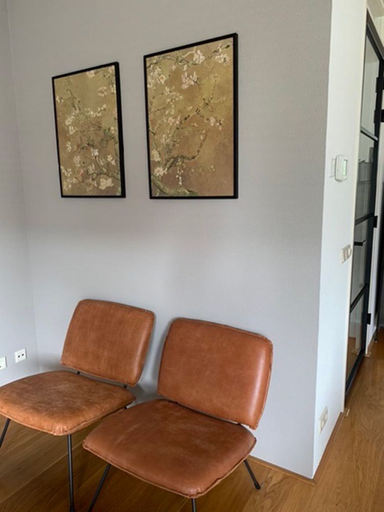 Fleur d'amandier par Vincent van Gogh (Ocre)  par Masters Revisited 