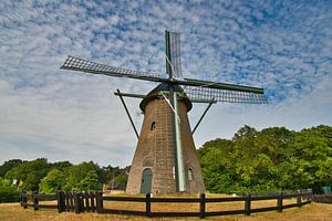 Moulin à vent à Schoorl en Hollande septentrionale