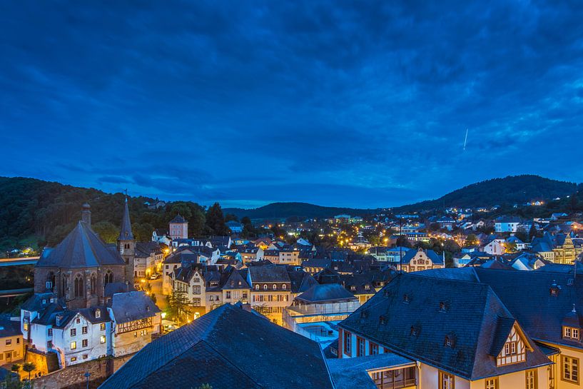 Saarburg in der Nacht. von Patrick Herzberg