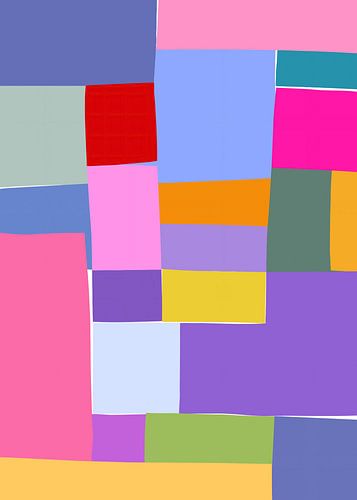 Mozaïek Brights 6 | Kleurblokkeringen | Snoepkleuren