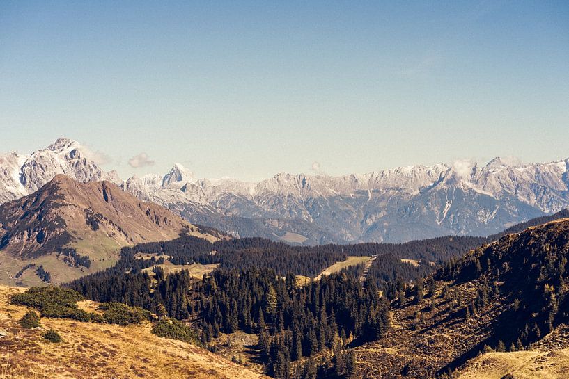 Vue sur les Alpes orientales près de Saalbach-Hinterglemm par Shanti Hesse