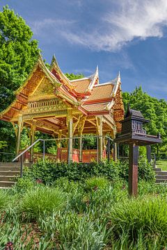 Chulalongkornbrunnen am Thai-Sala im Kurpark von Bad Homburg van Christian Müringer