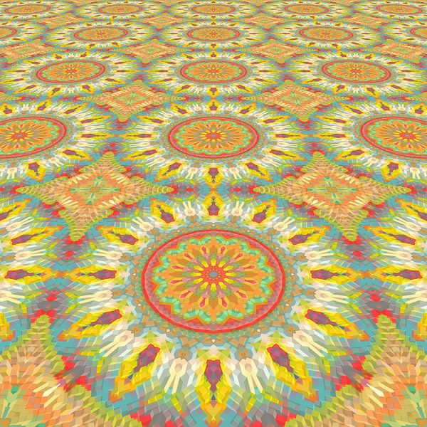 Printemps type Mandala par Marion Tenbergen