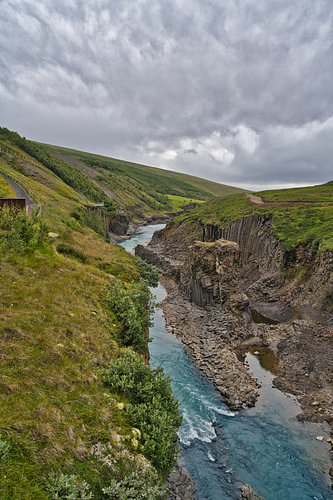 Further down the canyon