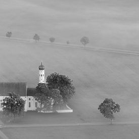 Between fog and awakening: The pilgrimage church of St Coloman by Walter G. Allgöwer