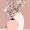 Minimalistische botanische vazen van Cats & Dotz