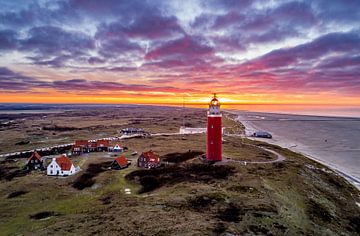 Leuchtturm Eierland Texel von Texel360Fotografie Richard Heerschap