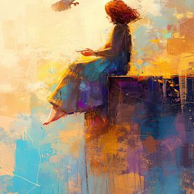 Vrouwen Schilderij | Urban Serenity van ARTEO Schilderijen