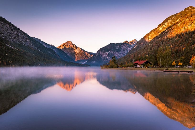 Ambiance matinale au Plansee au Tyrol par Thomas Prechtl