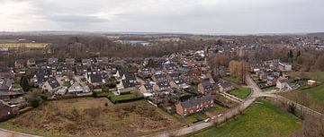 Panorama par drone du hameau de Rodeput à Simpelveld sur John Kreukniet