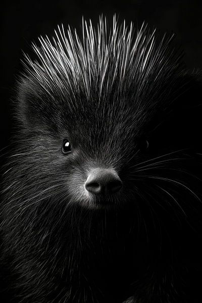 Stachelschwein von Poster Art Shop
