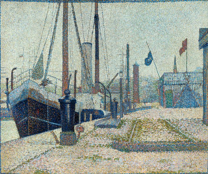 The „Maria“ at Honfleur, Georges Seurat by Masterful Masters