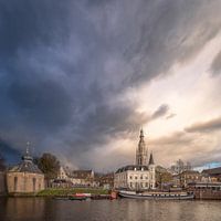Stormy skies over Het Spanjaardsgat in Breda