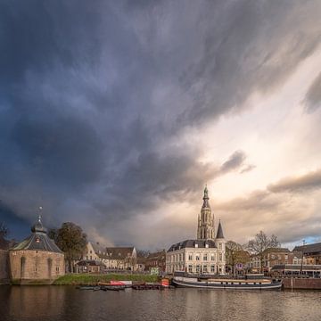 Stormy skies over Het Spanjaardsgat in Breda by Joris Bax
