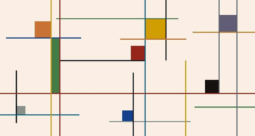 lignes colorées par Marion Tenbergen