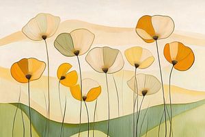 Blumenfeld abstrakt