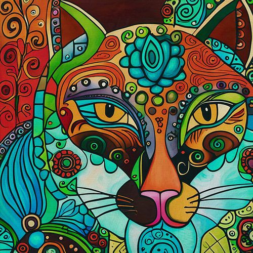 Schilderijen van Crazy Cat