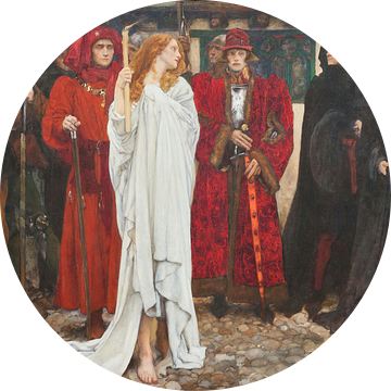 De boetedoening van Eleanor, hertogin van Gloucester, Edwin Austin Abbey