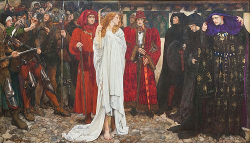 De boetedoening van Eleanor, hertogin van Gloucester, Edwin Austin Abbey