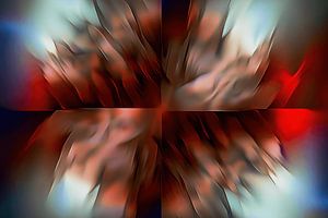 Abstract werk organisch 3D