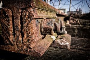 Oud spoor close-up van John Monster