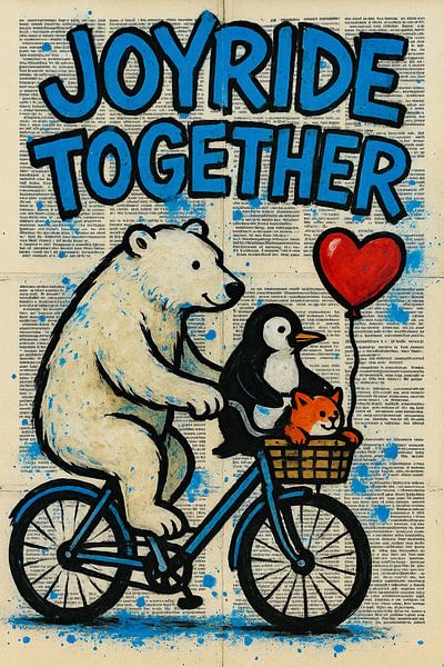 JoyRide Together by Moonheart Artworks