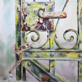 The new old. Part of the series. Watercolor. by Tat.kunst