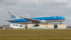 KLM Boeing 777-200 (PH-BQC) ist fast gelandet.