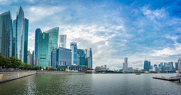 Singapore on the water by Rietje Bulthuis