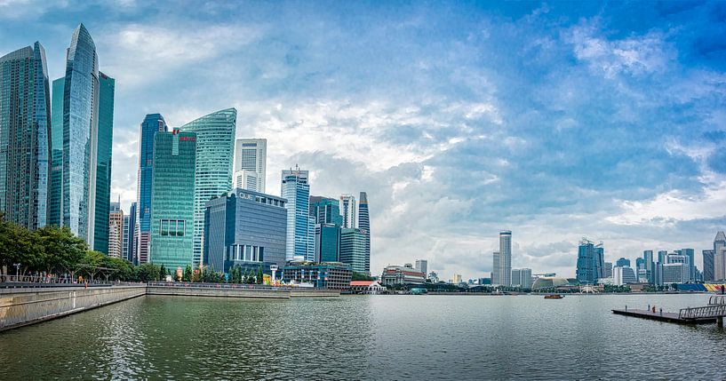 Singapur auf dem Wasser von Rietje Bulthuis