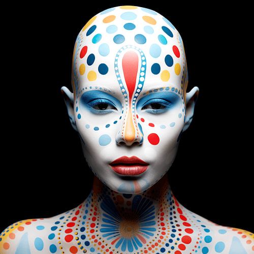 Body art Surrealism Geometry Contrast Avant-garde Hypnotic
