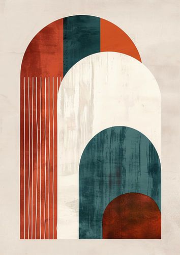 Peinture abstraite minimaliste