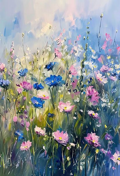 Colourful Field of Flowers by Flower Studio