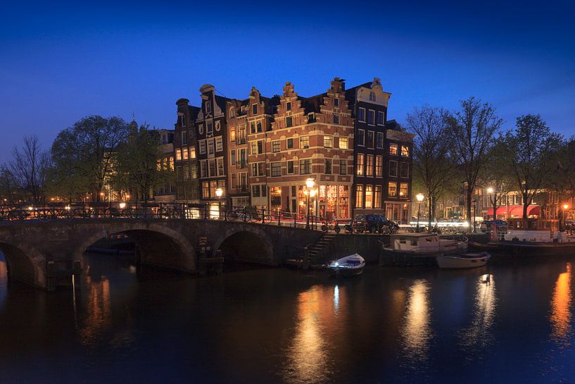 Amsterdamer Grachtenhäuser an der Brouwersgracht von gaps photography