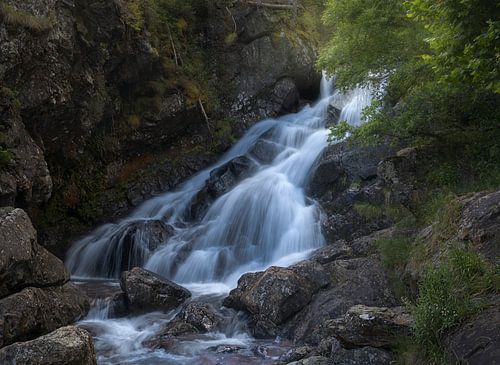 Cascade dans le parc naturel de Comapedrosa en Andorre