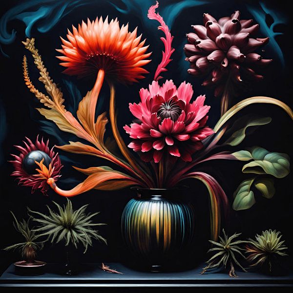 Blumen bei Nacht. von Dark Stone