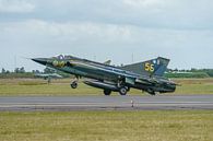 Saab J35 Dragons from Swedish Air Force Historic Flight. by Jaap van den Berg thumbnail