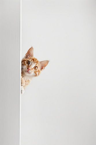 Chat curieux