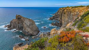 Vue de la côte portugaise pendant le Fisherman's Trail