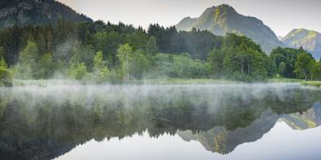 Lake at Oberstdorf by Walter G. Allgöwer