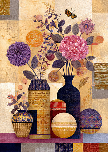 Flower Still Life by Eye catching paintings